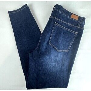 Judy Blue Jeans Blue Lightly Distressed Skinny Fit Pull On Denim Size 15/32